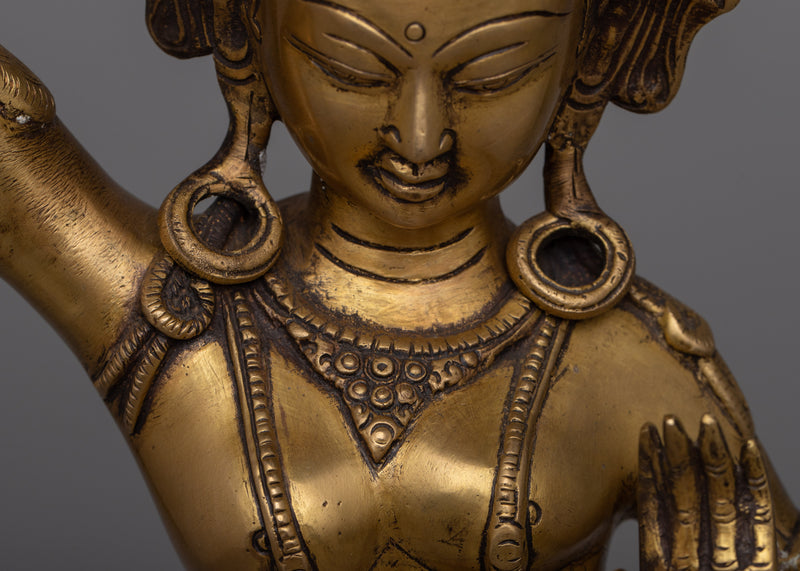 Brass Parbati Statue | Goddess of Love and Devotion