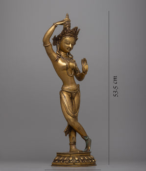 Brass Parbati Statue | Goddess of Love and Devotion