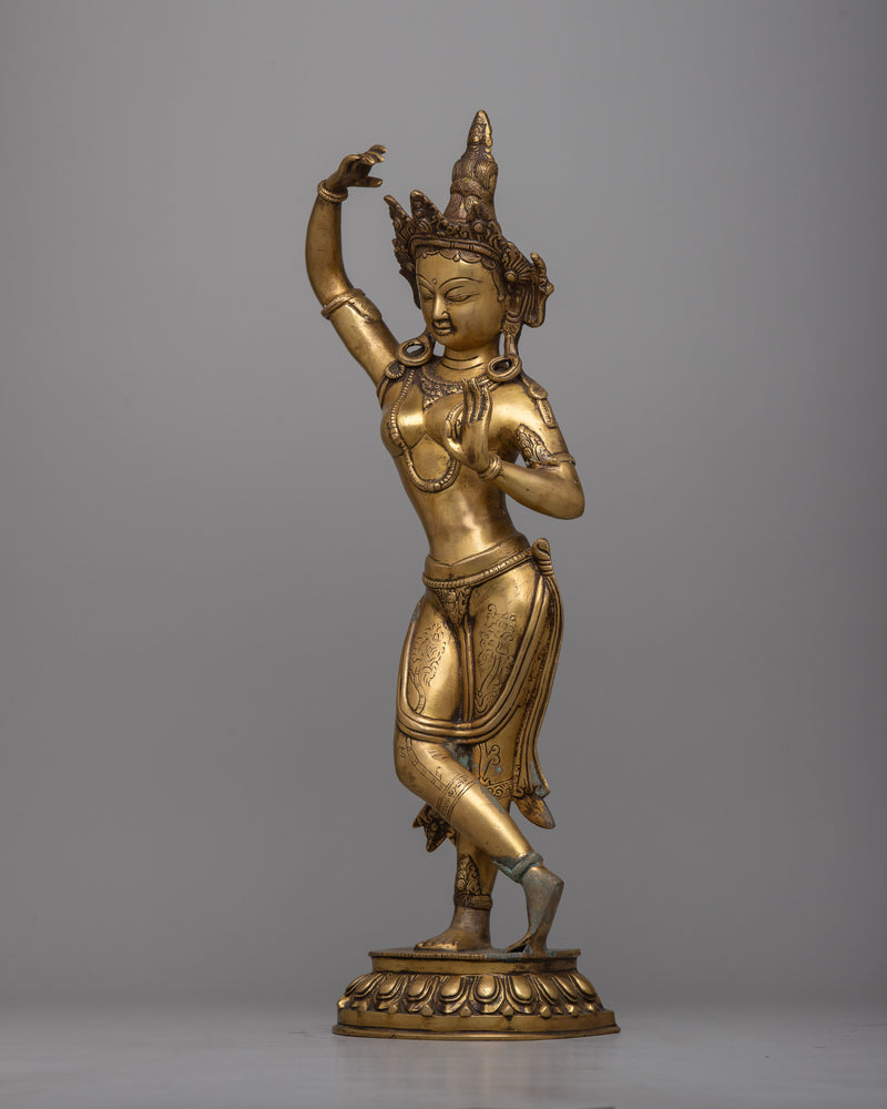 Brass Parbati Statue | Goddess of Love and Devotion