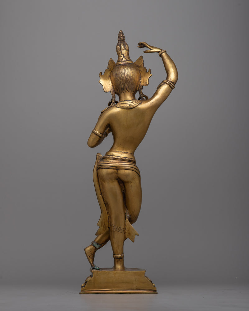 Brass Parbati Statue | Goddess of Love and Devotion