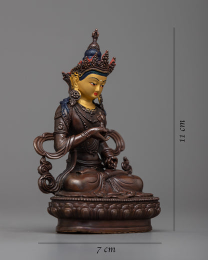 Machine Made Copper Vajrasattva Statue | Melding Tradition with Modern Craftsmanship