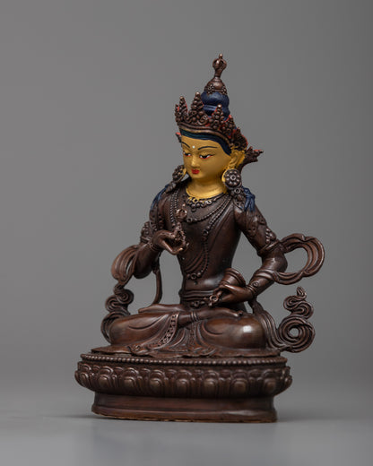 Machine Made Copper Vajrasattva Statue | Melding Tradition with Modern Craftsmanship