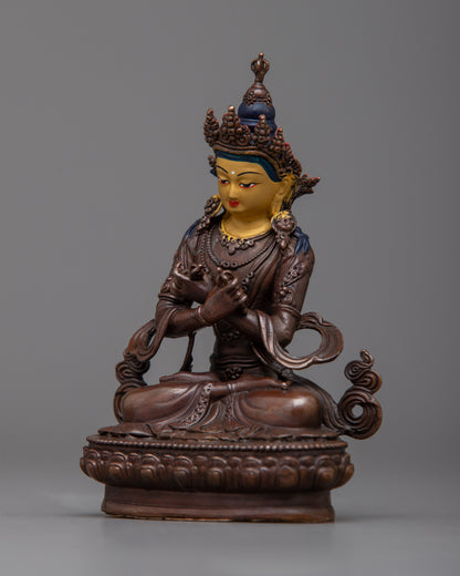 Machine Made Vajradhara Statue | Copper Statue for Spiritual Altars