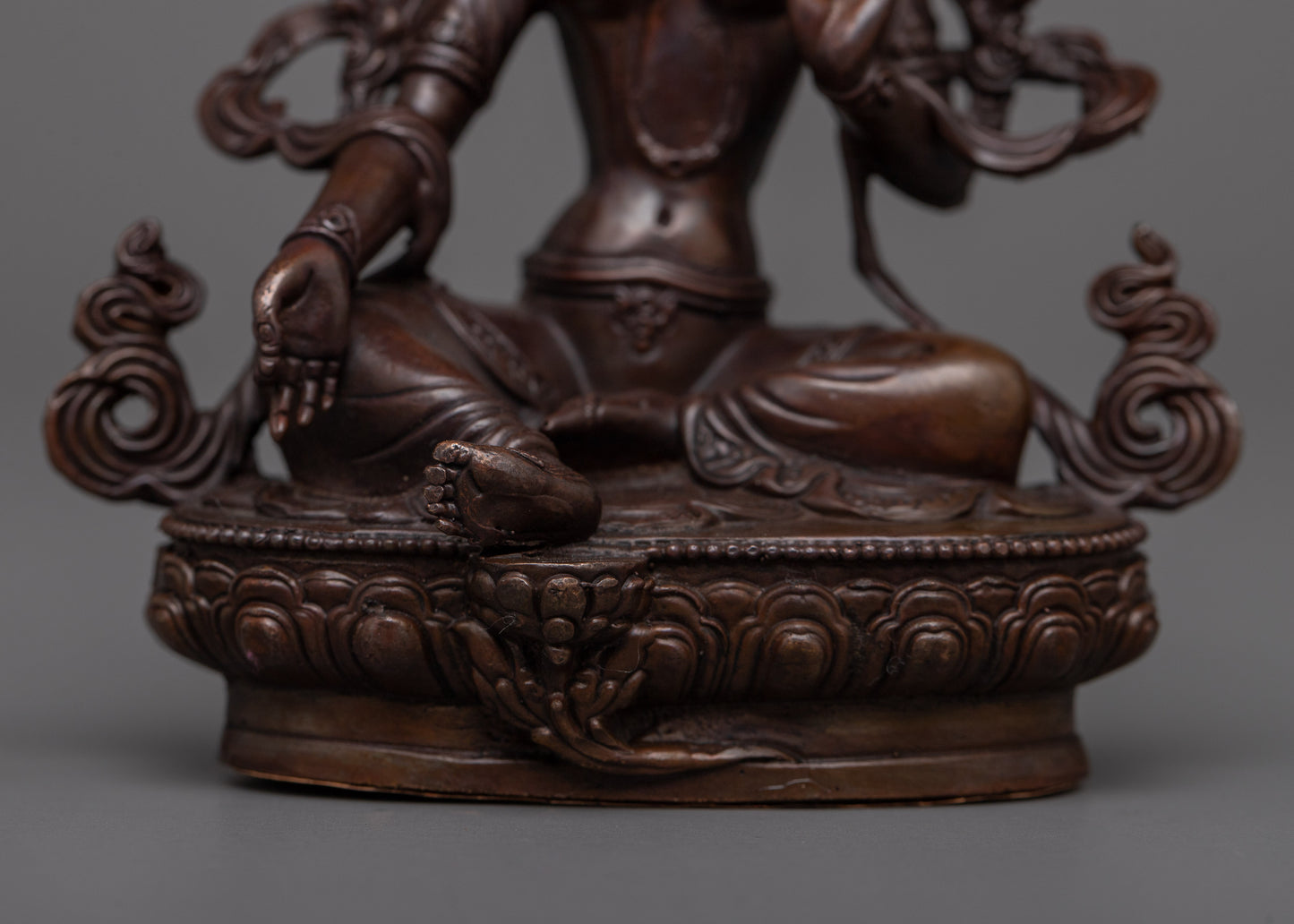 Green Tara Machine Made Statue | Serene Beauty Crafted with Precision for Spiritual Devotion