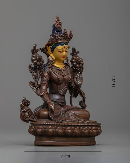 White Tara Machine Made Statue | Serene Elegance for Spiritual Space