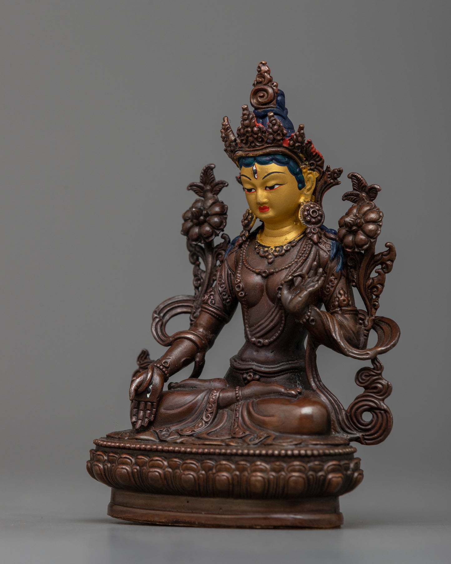 White Tara Machine Made Statue | Serene Elegance for Spiritual Space