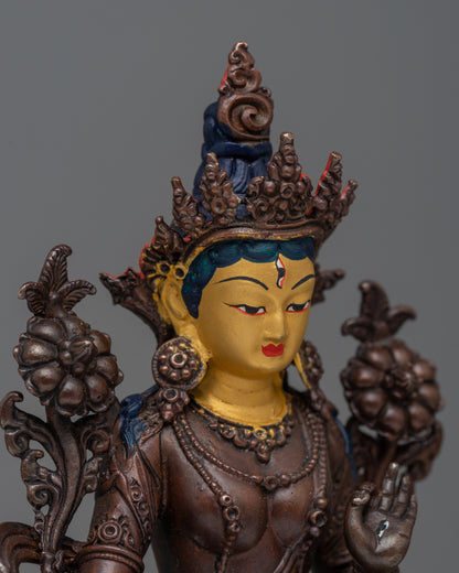 White Tara Machine Made Statue | Serene Elegance for Spiritual Space