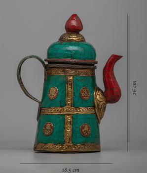 Tibetan Small Teapot | Perfect for Enjoying Authentic Tibetan Tea Culture at Home