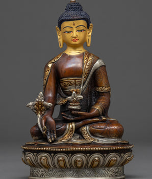 Medicine Buddha Healing Buddha Sculpture 