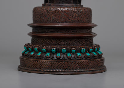 Home Decor Copper Stupa | Elevate Your Space with Spiritual Elegance