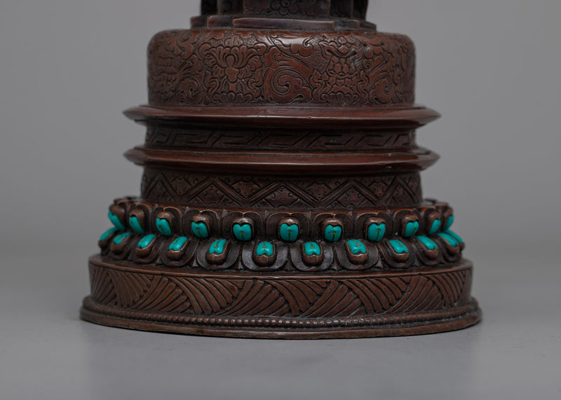 Home Decor Copper Stupa | Elevate Your Space with Spiritual Elegance
