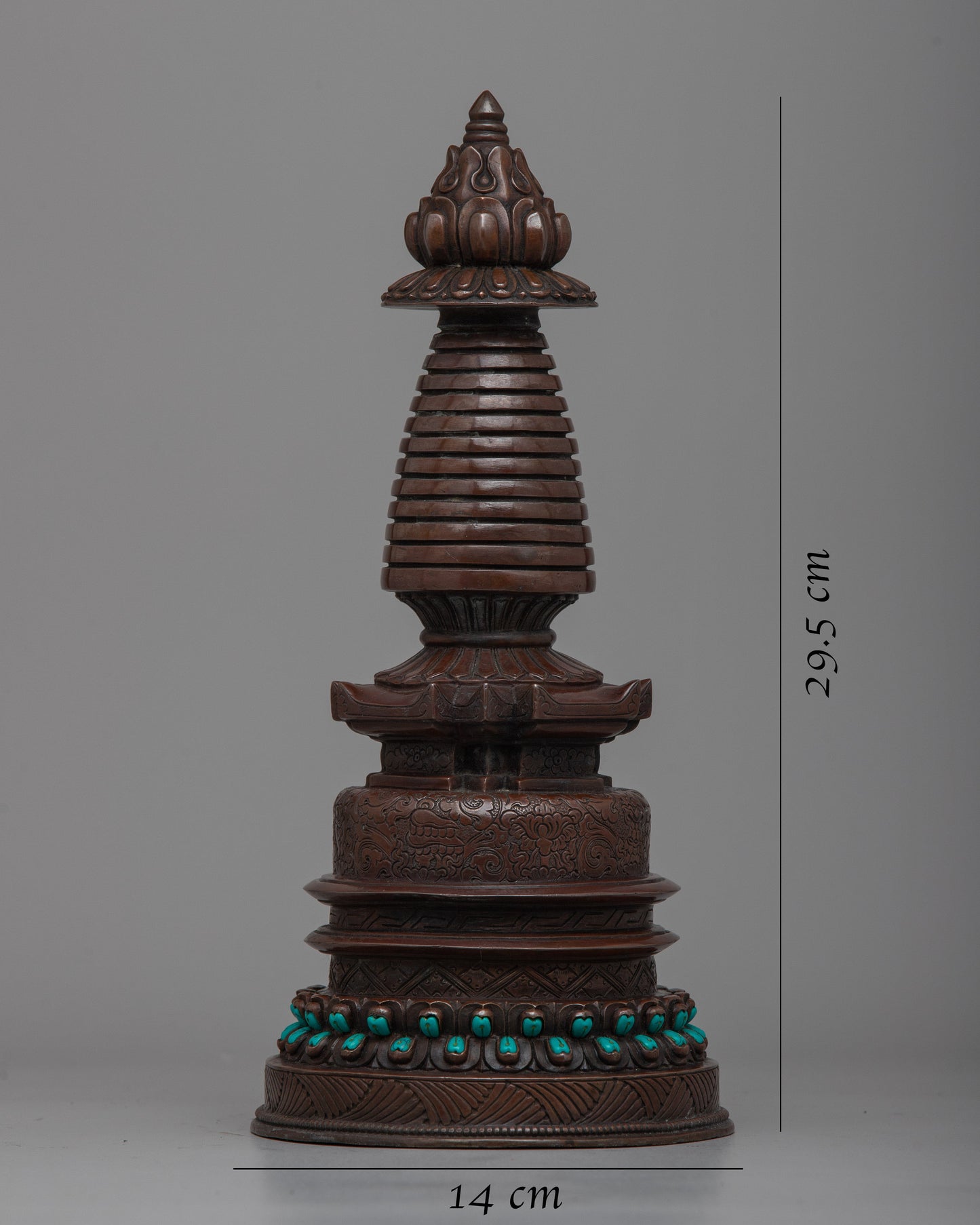 Home Decor Copper Stupa | Elevate Your Space with Spiritual Elegance