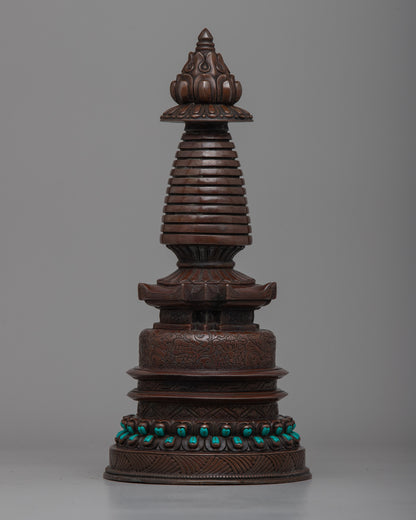 Home Decor Copper Stupa | Elevate Your Space with Spiritual Elegance