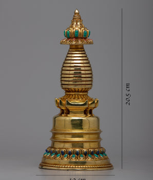 Copper Kadampa Stupa | Timeless Relic of Devotion and Spiritual Evolution