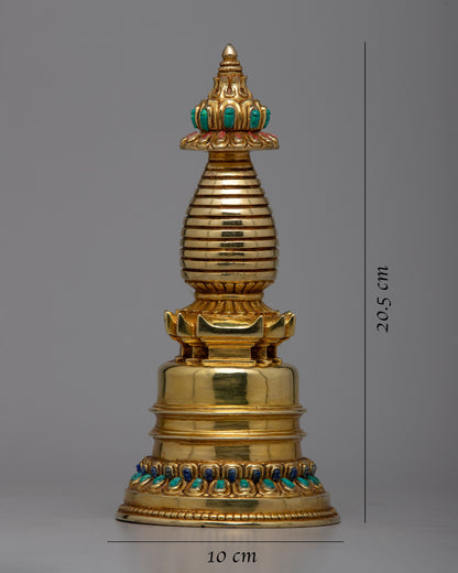 Copper Kadampa Stupa | Timeless Relic of Devotion and Spiritual Evolution