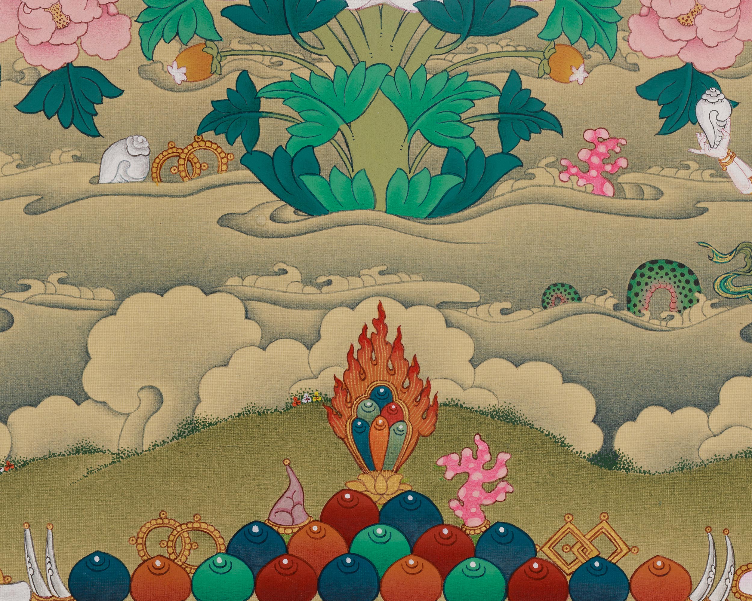 Long Life Deity White Tara Goddess Art | The Embodiment of Compassion