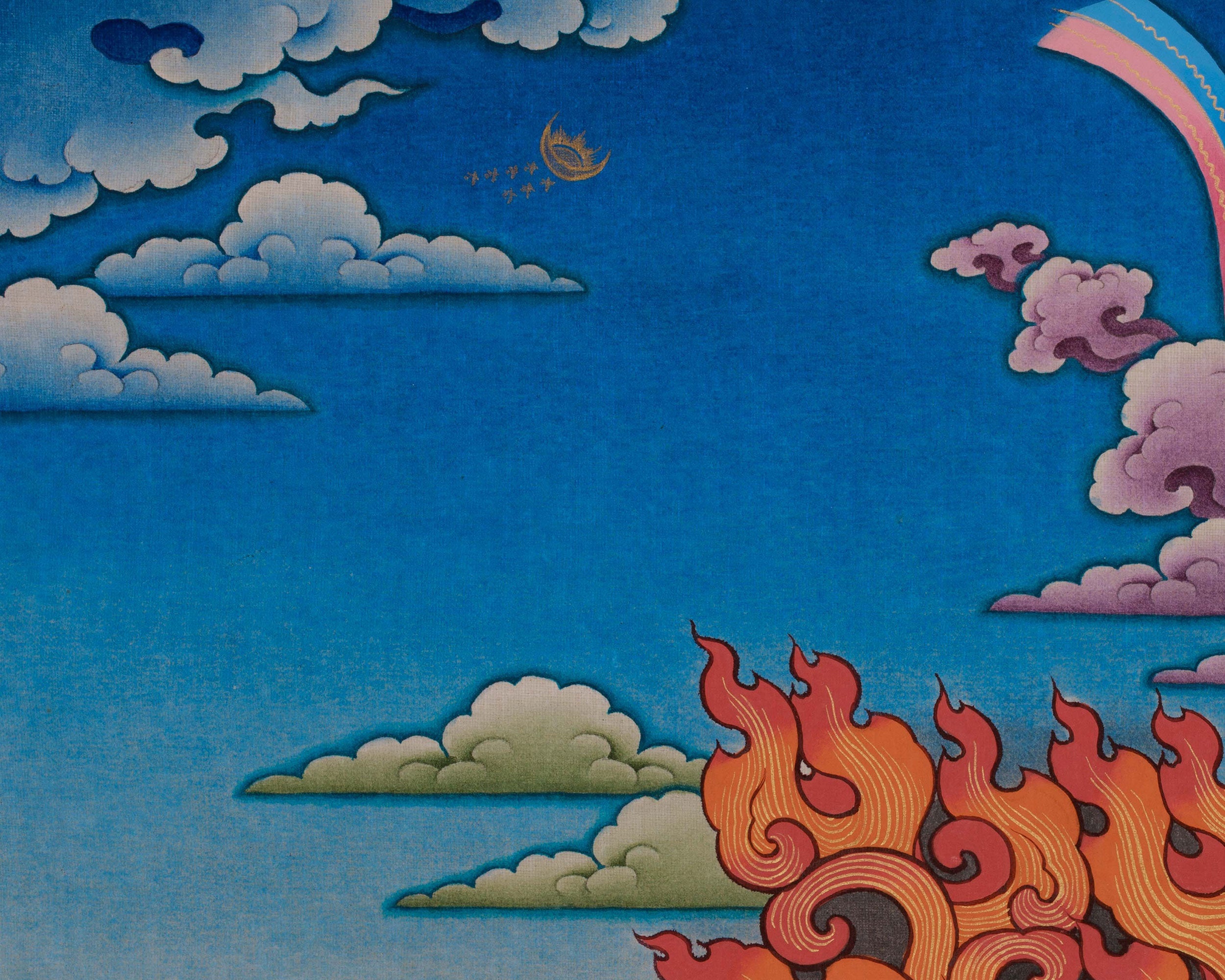Mahakala Bernagchen Thangka | Tibetan Dharma Protector Art