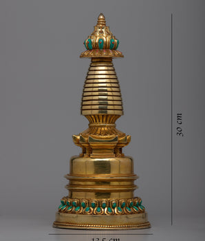 Shrine Stupa Statue | Guardian of Spiritual Journeys and Sacred Spaces