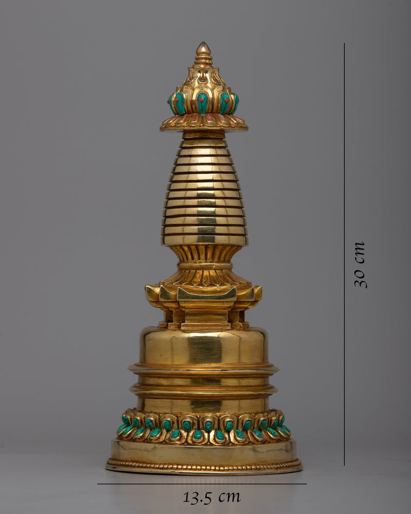 Shrine Stupa Statue | Guardian of Spiritual Journeys and Sacred Spaces