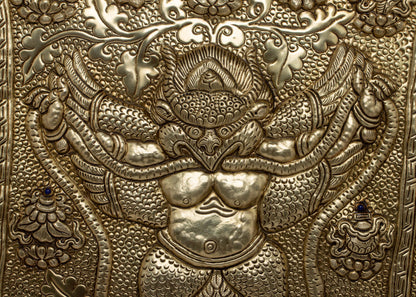 Garuda Metal Wall Hanging Thanka | Elevating Your Space with Mythical Grace and Divine Presence