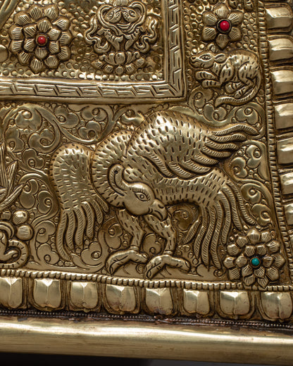 Garuda Metal Wall Hanging Thanka | Elevating Your Space with Mythical Grace and Divine Presence