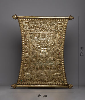 Garuda Metal Wall Hanging Thanka | Elevating Your Space with Mythical Grace and Divine Presence