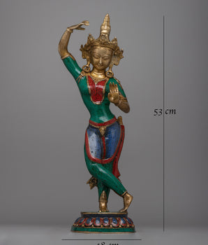 Standing Maya Devi Statue | Radiating Serenity & Spiritual Presence in Your Space