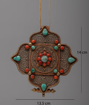 Fine Quality Tibetan Ghau Box | Elegant Storage for Your Spiritual Artifacts