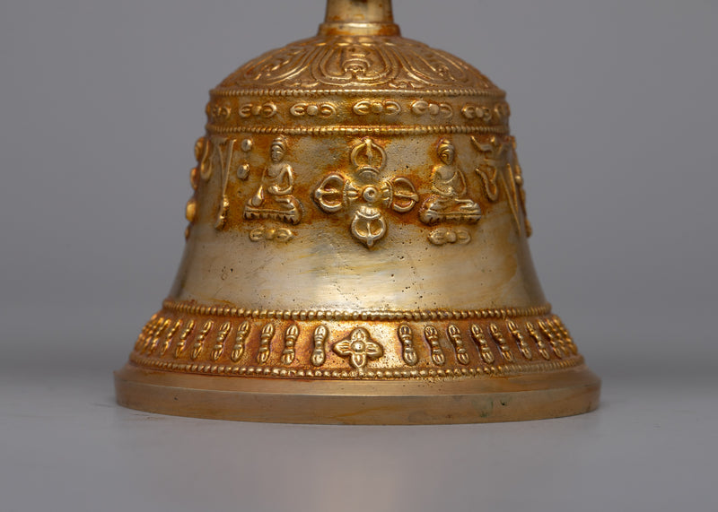 Double Vajra Bell | Bring Sacredness to Your Rituals and Offerings