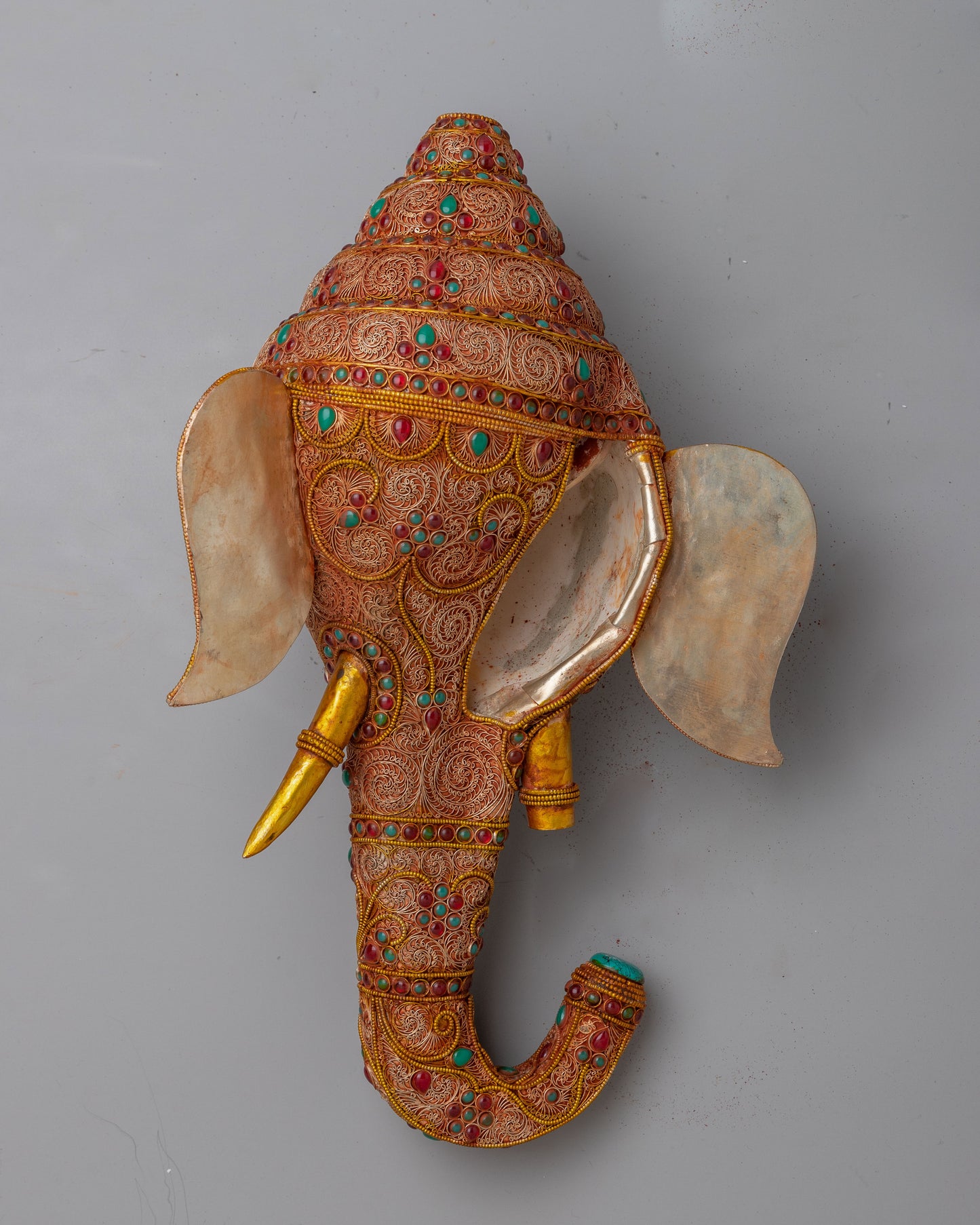 Conch Shell with Stand | Harness Divine Sound and Symbolism for Spiritual Practices