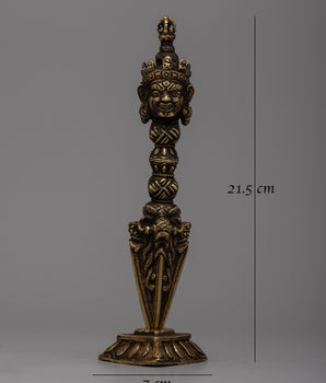 Tibetan Phurba Brass | Harnessing Spiritual Energy and Ritualistic Tradition