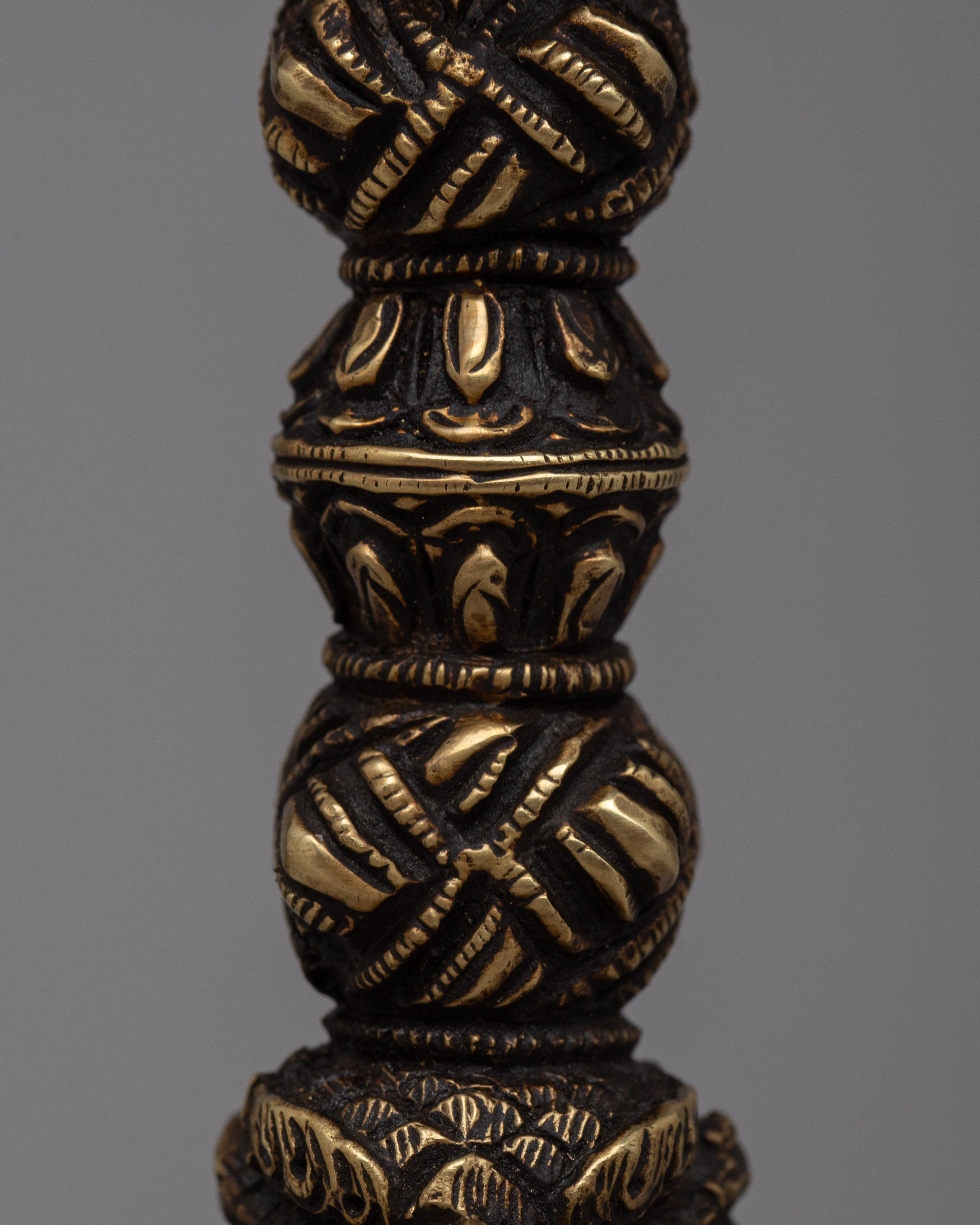 Tibetan Phurba Brass | Harnessing Spiritual Energy and Ritualistic Tradition
