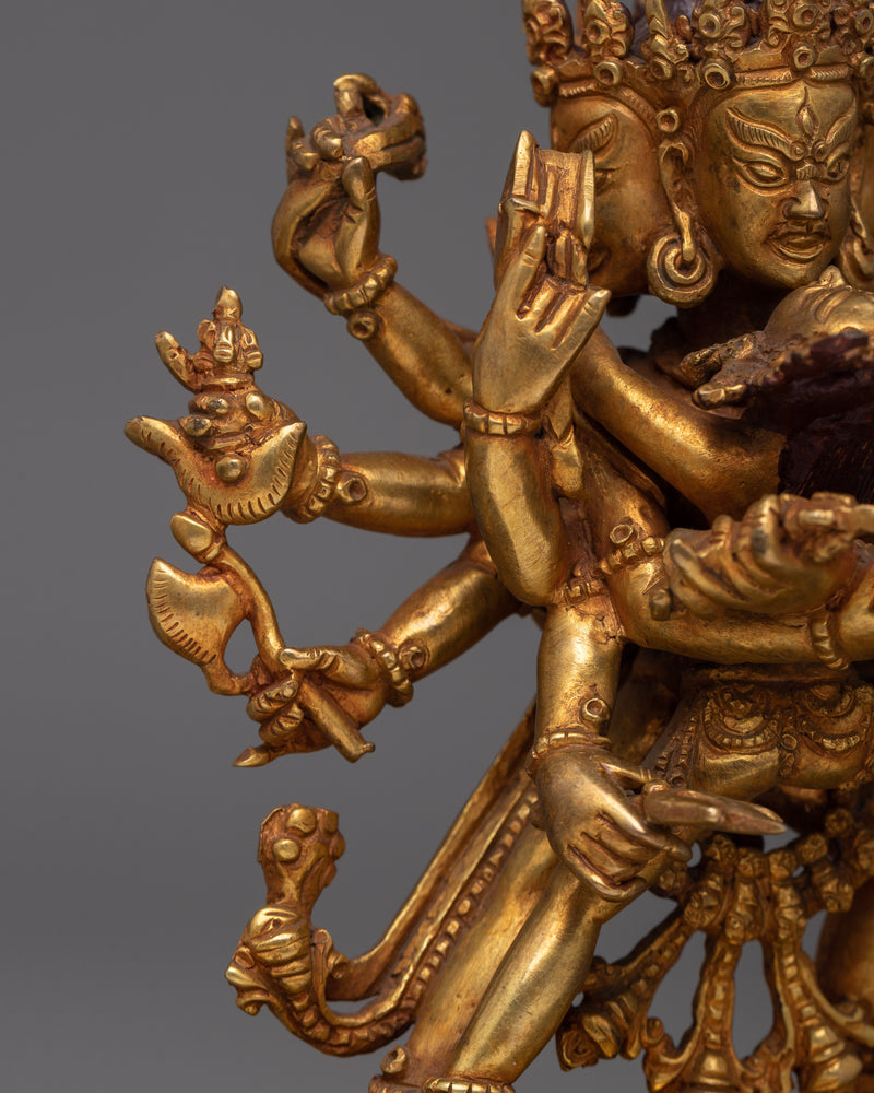 Chakrasamvara Consort Statue |  Embodying Divine Union and Spiritual Bliss