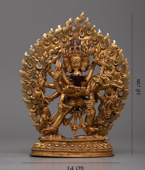 Chakrasamvara Consort Statue |  Embodying Divine Union and Spiritual Bliss