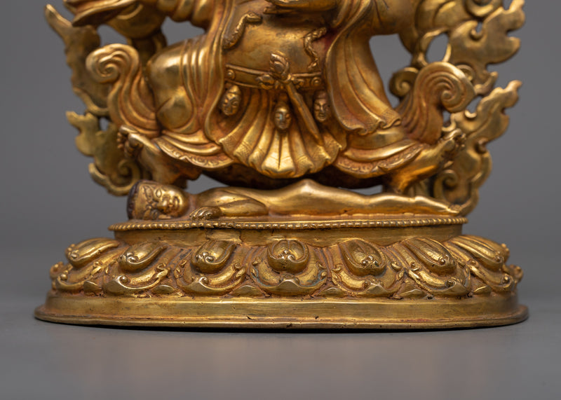 Two-Armed Bernagchen Mahakala Dharma Protector | Statue of Fearless Energy and Protection