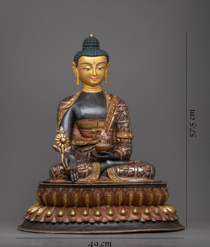 Buddha Medicine Statue | Healing, Compassion, and Exquisite Nepalese Craftsmanship Combined