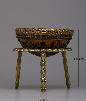 Copper Smudge Bowl Kapala | Embodying Sacred Offerings and Intentions