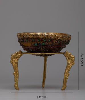 Kapala Tibetan Skull Resin | Elevating Spiritual Practices with Authenticity