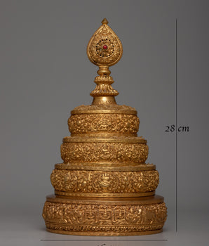 Gold Mandala Offering Set | Elevate Your Space with the Opulent Beauty