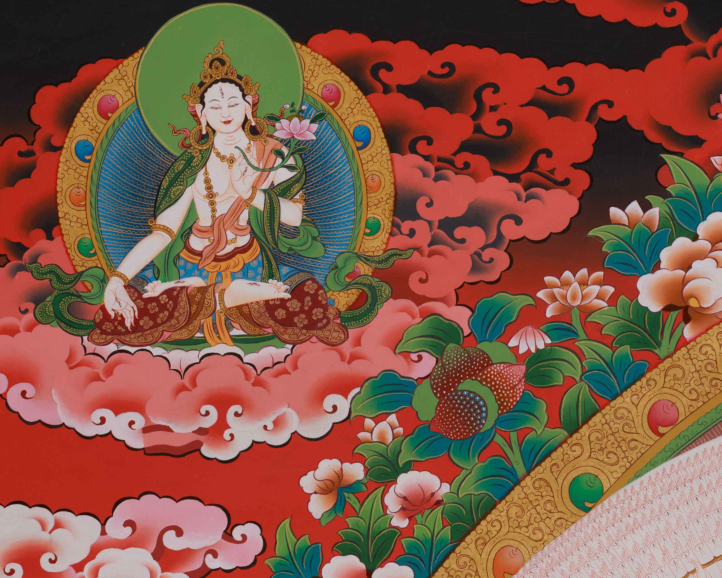 Tibetan Art of 1000 Armed Chenrezig | Compassion and Protection Deity