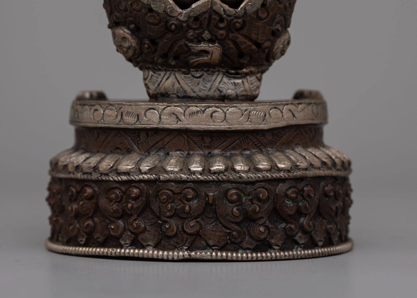 Handmade Tibetan Kapala Set | Sacred Ritual Vessels for Offering