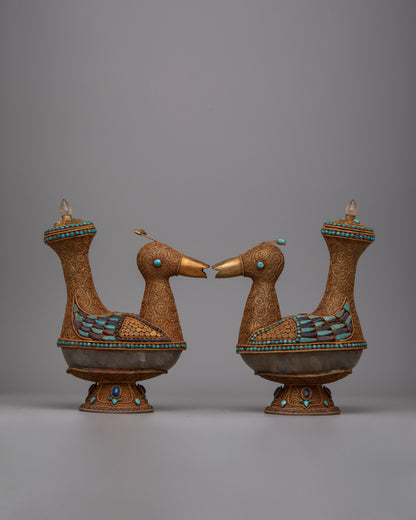 Duck Statue Set | Charming Decorative Pieces for Your Home