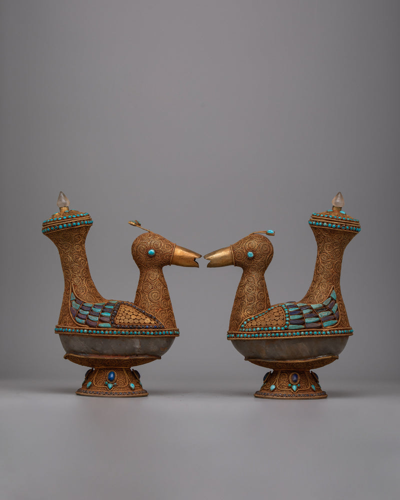 Duck Statue Set | Charming Decorative Pieces for Your Home