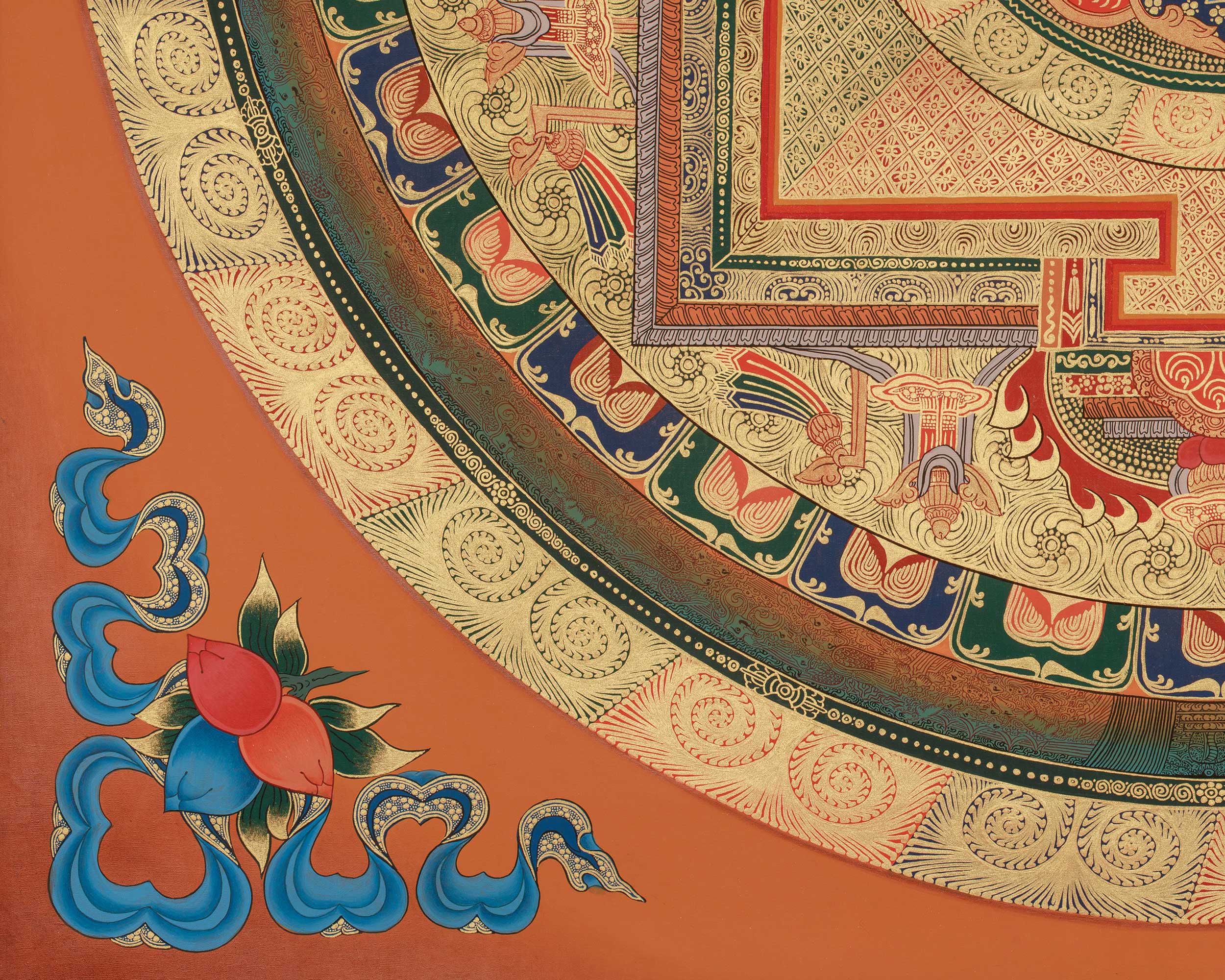 Chenrezig Mandala Art | Bodhisattva of Infinite Compassion | Sacred Artwork