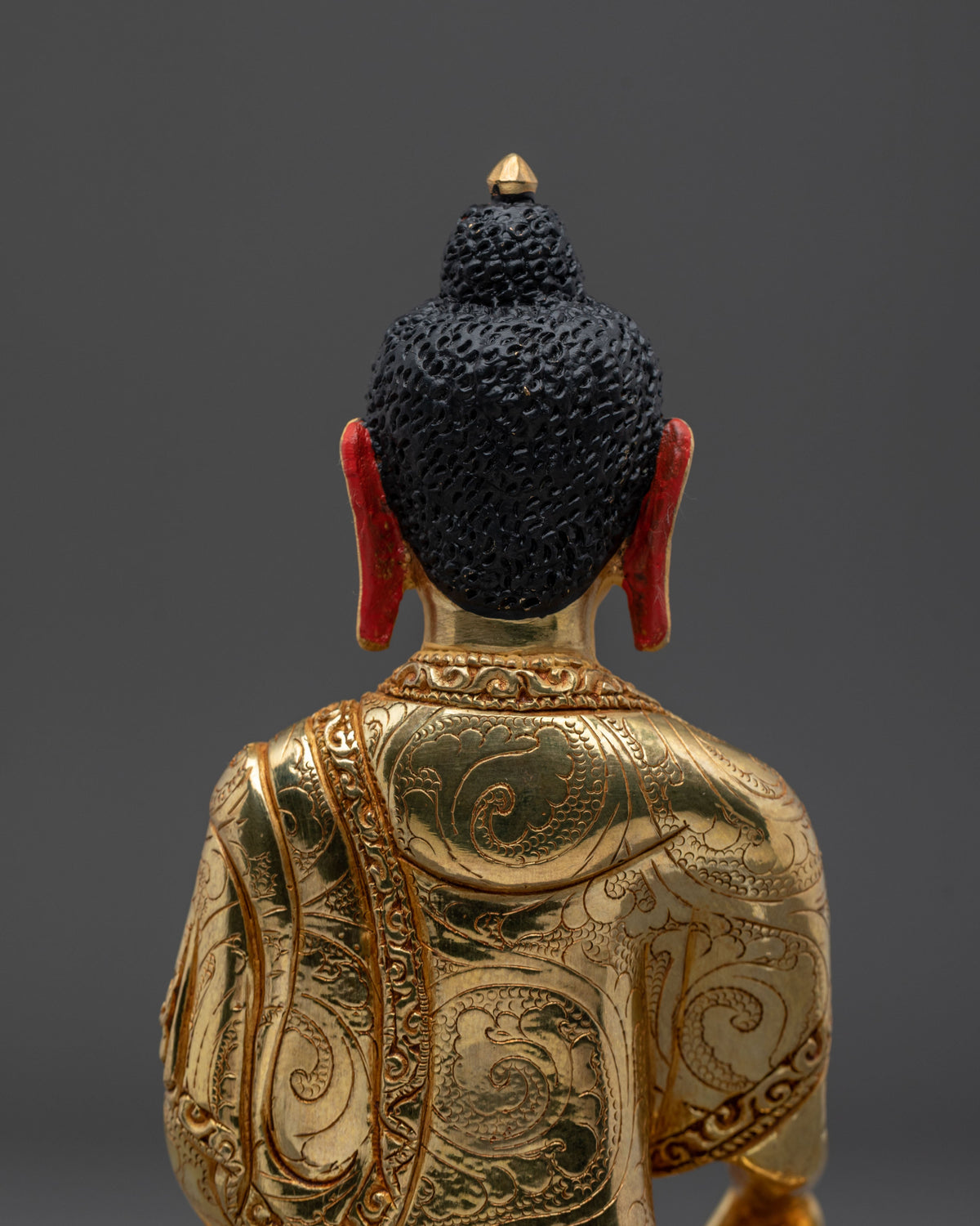 Spiritual Namo Shakyamuni Buddha Statue | Himalayan Buddhist Altar Art
