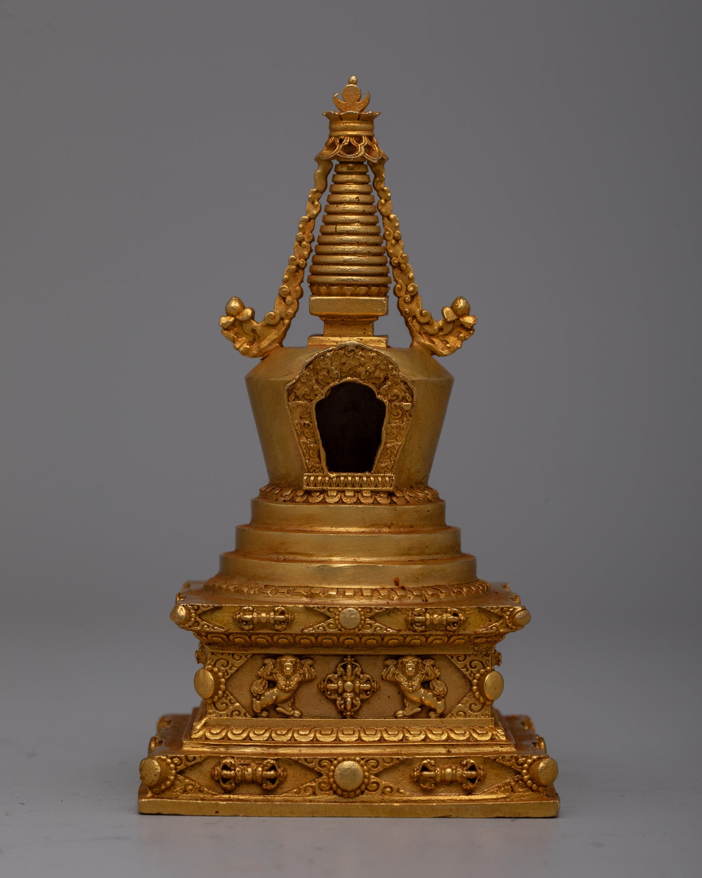 8 Buddhist Stupa Set | Symbolic Representation of Buddhist Enlightenment