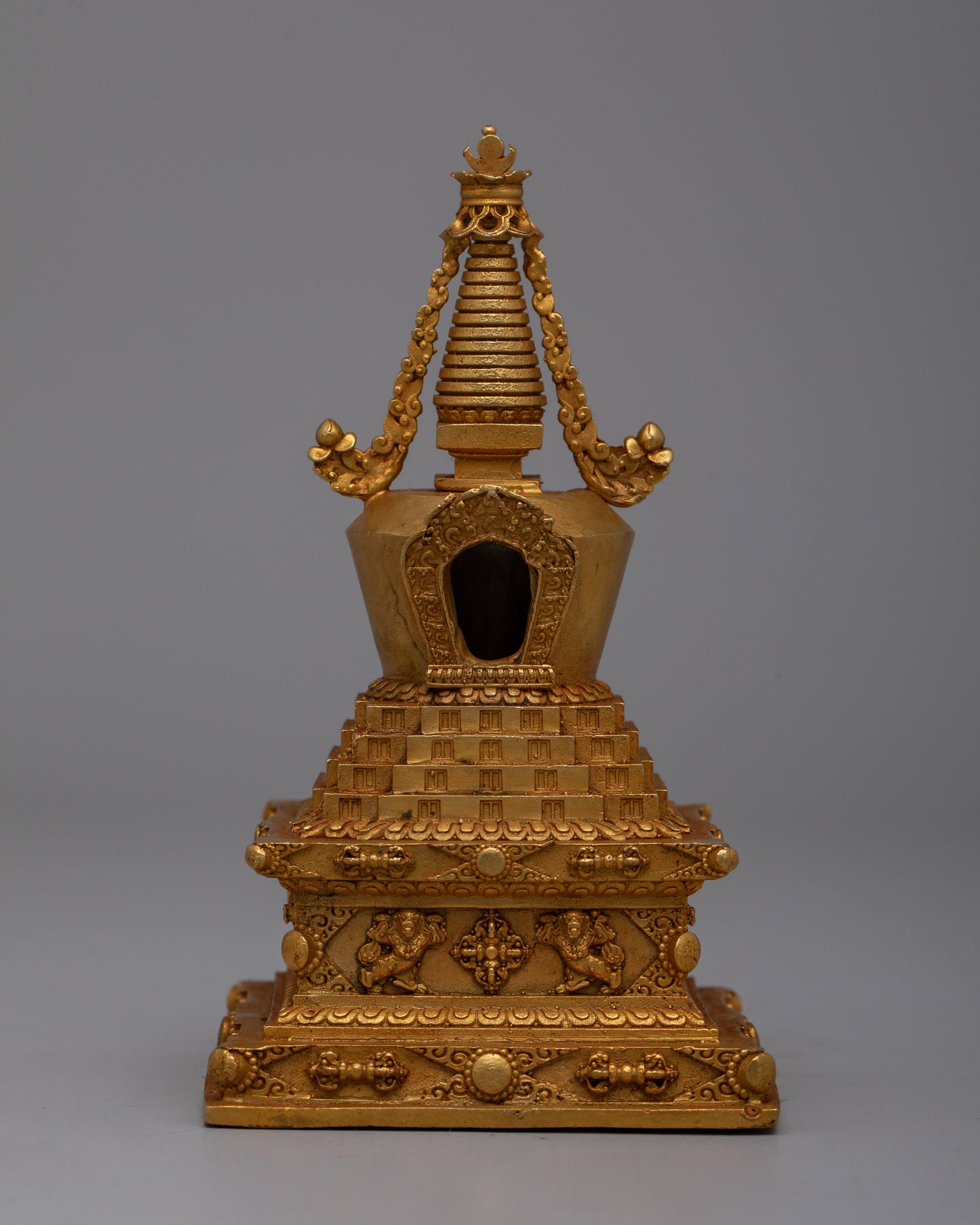 8 Buddhist Stupa Set | Symbolic Representation of Buddhist Enlightenment