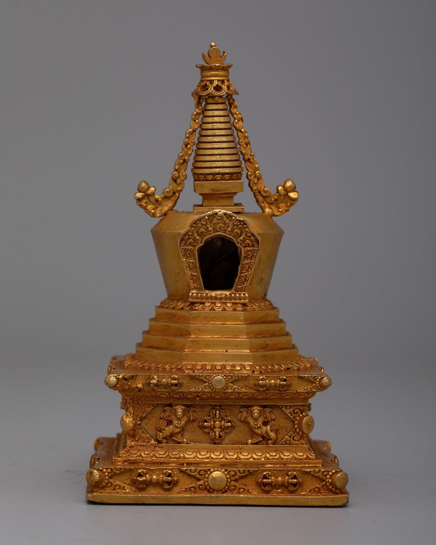 8 Buddhist Stupa Set | Symbolic Representation of Buddhist Enlightenment