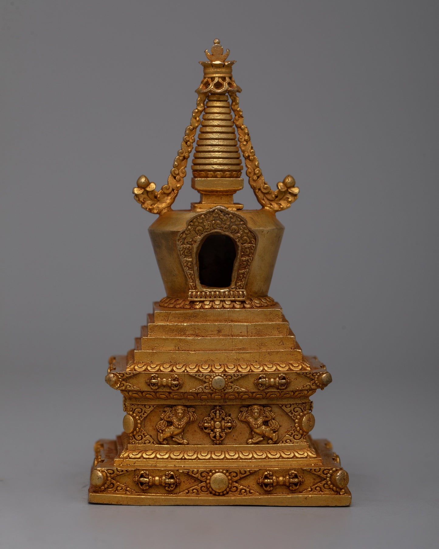 8 Buddhist Stupa Set | Symbolic Representation of Buddhist Enlightenment