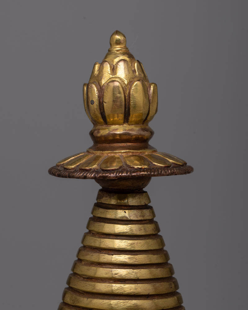 Stupa for Tibetan Ritual | Spiritual Decor for Meditation and Sacred Spaces